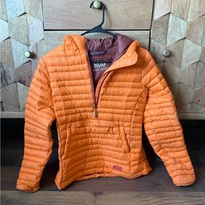 Stio Vibrant Orange Puffer Jacket
